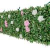 Artificial Luxury Flower Wall Backdrop, 2 PCS, Each Panel 61 x 243.8 cm, Gorgeous 3D Silk Floral Backdrop Pet Friendly, Easy Installation Flower Wall