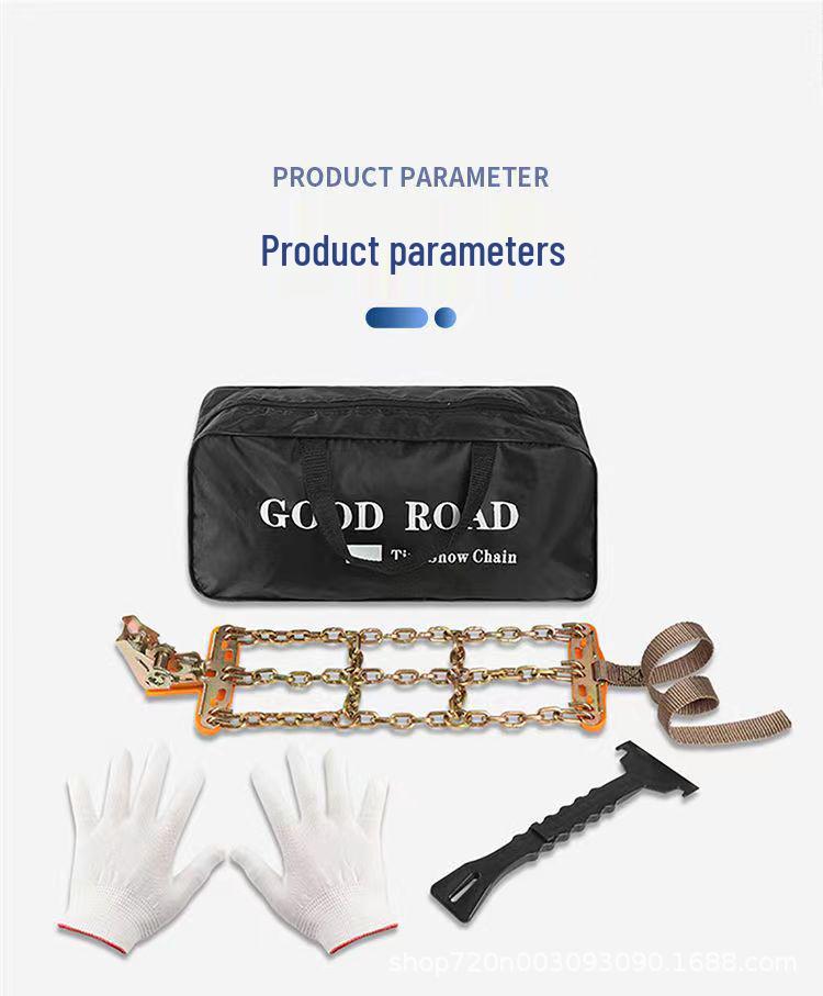 Universelle Anti-Rutsch-Schneeketten für Limousinen, SUVs und Geländewagen