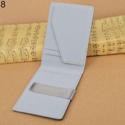 Pince à billets en simili cuir pour hommes, portefeuille mince, support de rangement pour cartes d'identité et de crédit, porte-monnaie