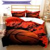 3pcs Basketball Bedding Set Duvet Cover Closure Includes 1 Duvet Cover & 2 Pillowcases, Soft and Comfortable for All Seasons.