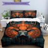 3pcs Deer Mandala Soft Comfortable Bedding Set, For Bedroom, Guest Room And Dorm, All Season Use, High-Definition Printing, Machine Washable 142