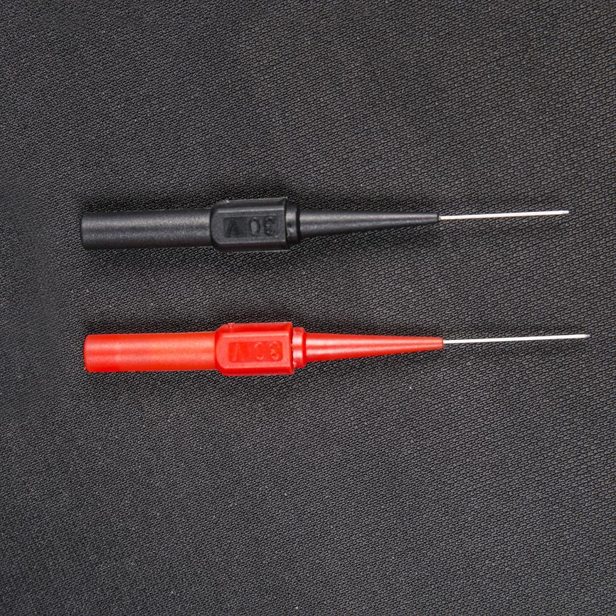 10Pcs 30V Diagnostic Tools Multimeter Test Leads Extention Back Piercing Needle Tip Probes Automotive Auto Kit Machine 0.7MM