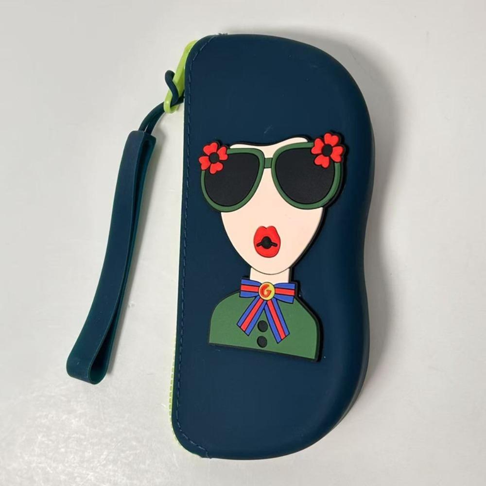Silicone Glasses Bag Small Items Bags Waterproof Eyeglasses Box Dustproof Coin Purse Multifunctional Storage Bags
