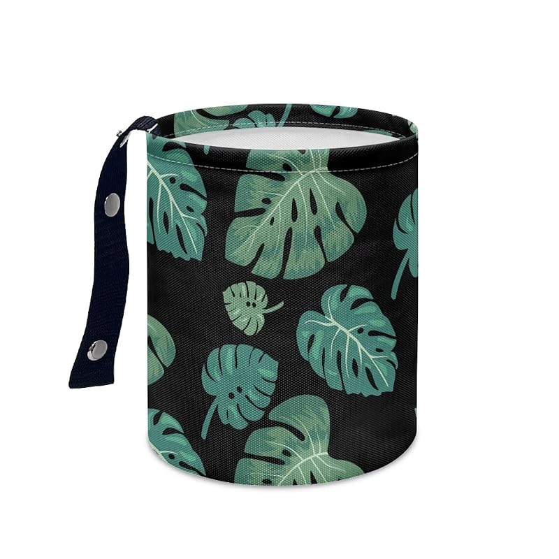 Daisy Cute Collapsible Portable Trash Can for Car Front Seat, Back Seat, Floor, Headrest Rubbish Bin