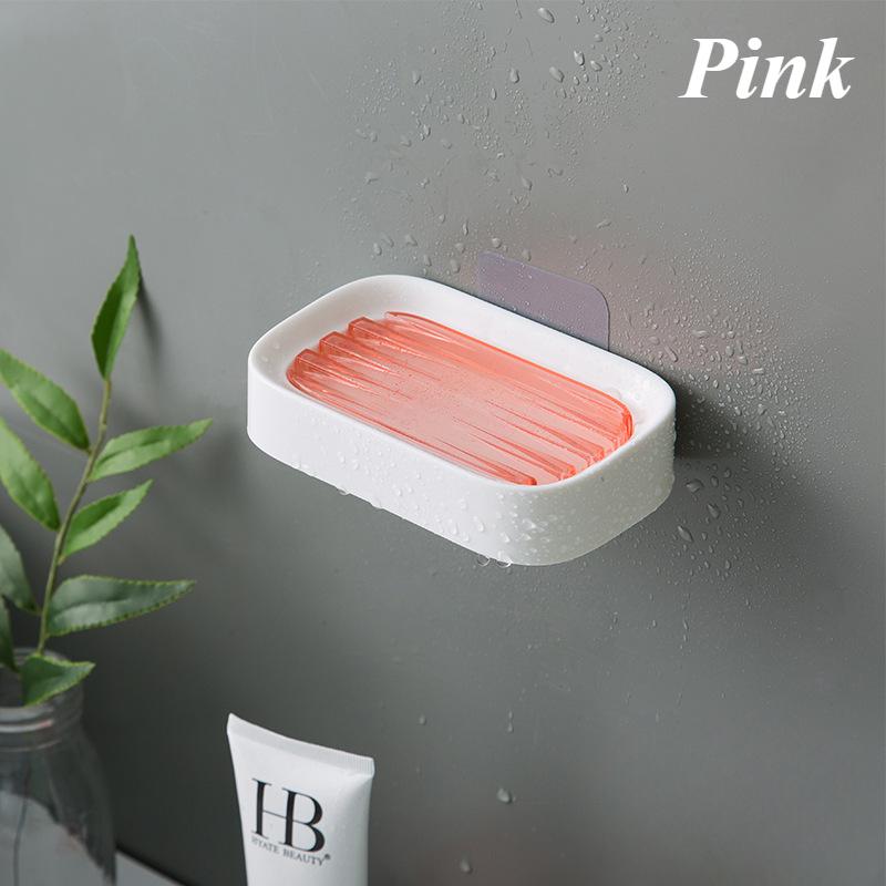 

1 Dual Flow Drain Soap Box Bathroom Shower Soap Box Double-layer Drain Storage Rack Original Self-designed Storage Box