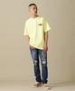 Avirex WEST COAST SHORT SLEEVE T-SHIRT DINER, Men's, Size 2XL, 438, Lemon, 783-3134057
