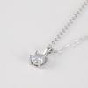 [MIONO] [Produced by Yumi Katsura] CZ Grade D Color Zirconia Necklace Pendant Yumi sienne Dangle Popular Large Luxurious (1 stone)