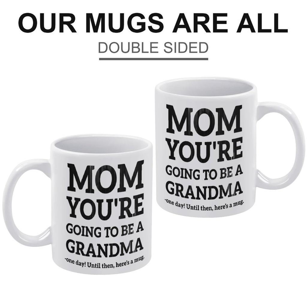 1pc 11oz White Ceramic Cup, Double-Sided Printed, Funny Daily Mug for Coffee, Tea, Work Desk, Home Kitchen, Great Practical Gift for Friends