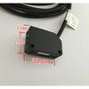 Square Laser Diffuse Reflection Photoelectric Switch Infrared Sensing Distance 200-300MM PNP Visible Light Normally Open