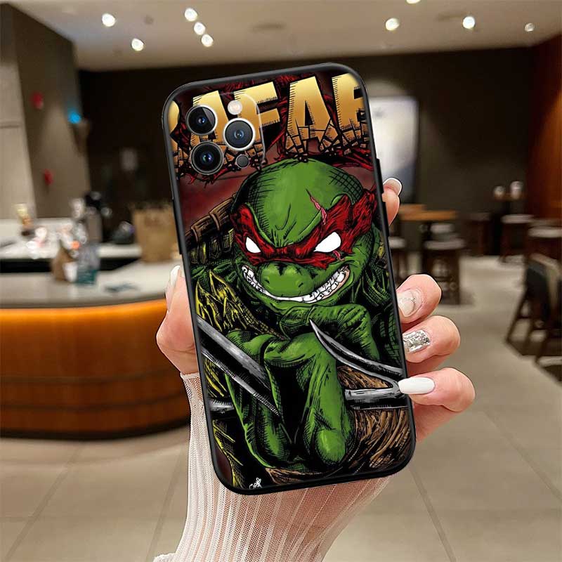 RE61 TMNT New High-End Shell Phone Case for Redmi Note 10 11 12 Pro Max 10S 10C 10T 11A 11S 12S 12C