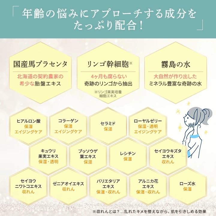 Feuchtigkeitsgesichtslotion 150ml Adstringierende Feuchtigkeitslotion für empfindliche und trockene innere Haut Hergestellt mit japanischer Porenfeuchtigkeitslotion für Haut und