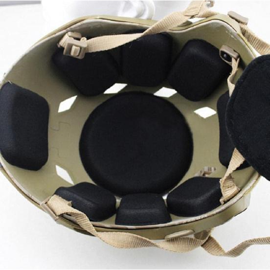 Universal Helmet Padding Kits, Outdoor Motorcycle Helmet Foam Pads Replacement Helmet Padding Set Mats For Fast Mich ACH USMC PASGT Helmet