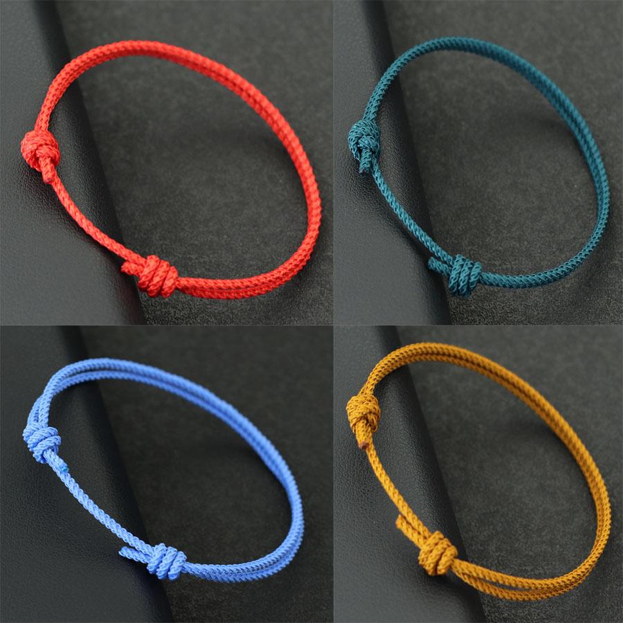 New Handmade Christmas String Bracelet Unisex Adjustable Thin Rope Braslet Friendship Jewelry Casual Versatile Accessories Joias