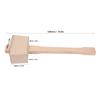Tool Solid Wooden Mallets Light Durable Woodworking Hammer Wood Hammer Leather Work