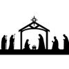 Metal Scene Christmas Decoration Resistant Outdoor Holiday Ornament For Church Home