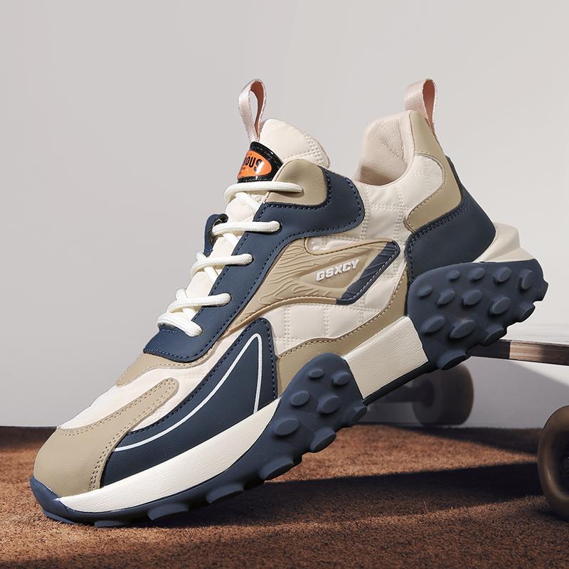 Mens Casual Shoes Hot Sale Light Breathable Fitness Casual Shoes Men Fashion Sneakers Trend Lace-up Shoes Outdoor Non-slip Shoes