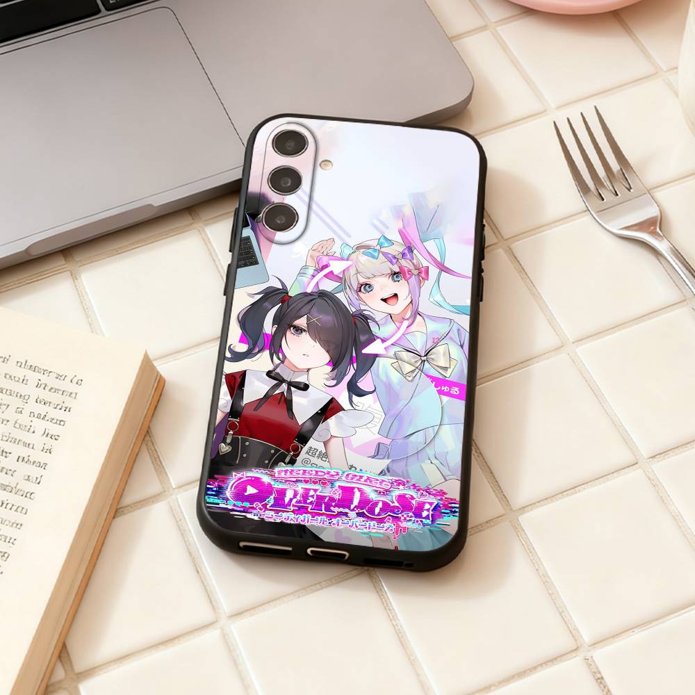 Anime NEEDY G-GIRL OVERDOSES Handyhülle für Samsung Galaxy A73, A72, A71, A70, A53, A52, A51, Andere Weiche Schwarze Hülle