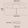3-Ribs Cartoon Cat Umbrella Automatic Lightweight Cat Sun Protection Umbrella UV Protection Waterproof Folding Sun Umbrella