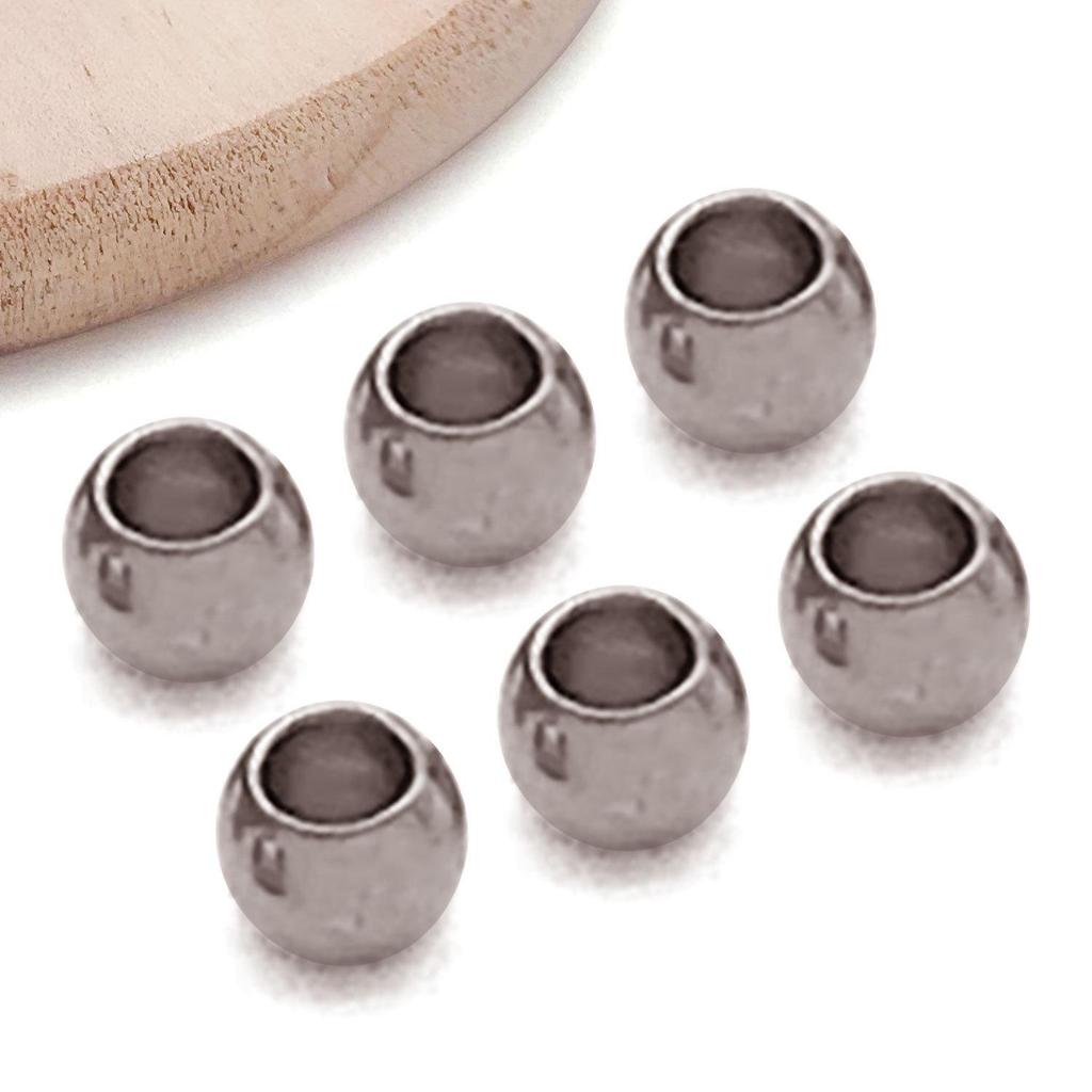 18K Gold Stainless Steel Spacer Beads & Precision Steel Ball for Necklace/Bracelet DIY Jewelry Accessories.