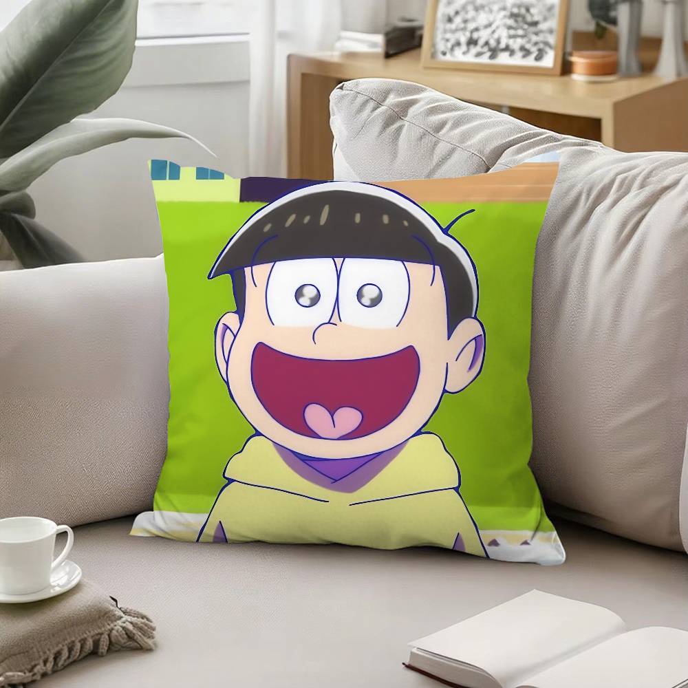 Anime M-Mr. Osomatsu-S Throw Pillow Covers Pattern Cushion Cover Suitable For Sofa Bedroom Car Pillow Cover