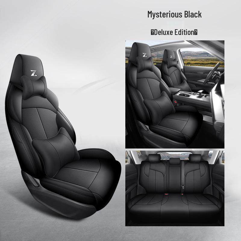 Oshan Z6 Universal Full Leather Car Seat Cushion, All-Season Model
