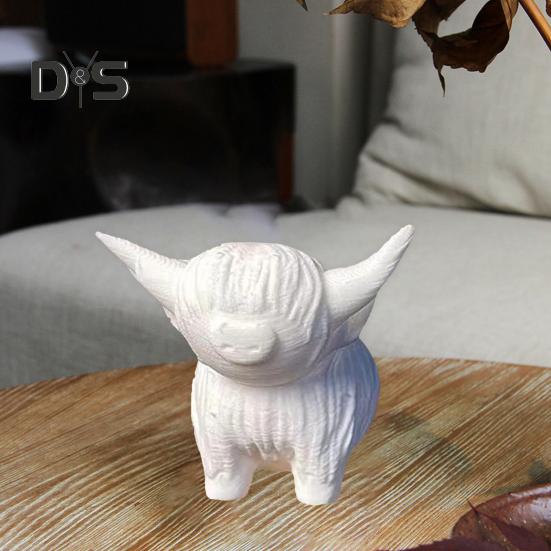 Stabile Basis-Kuh-Skulptur. Verschleifeste, kompakte Bonsai-Layout-Kuh-Skulptur  gnstig kaufen  Preis, kostenloser Versand, echte Bewertungen mit Fotos   Joom