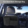 PU Leather Car Back Seat Organizer Household Vehicle Hanging Container  Car Supplies