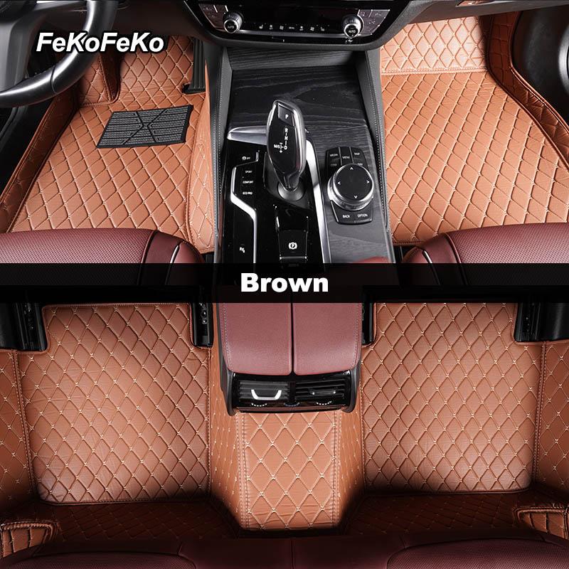 Custom Car Floor Mats For Skoda Octavia Auto Carpets Foot Coche Accessories
