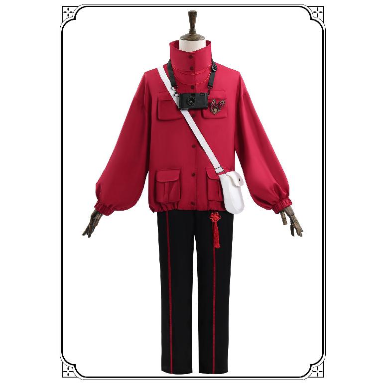 Chinese Horror Game Cosplay Jacket Male Title Role Casual Anime Style Coat, Seventh Night Inspired Daily Wear Outerwear for Men