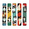 5PCS Simple and Fun Cat Magnetic Bookmarks Reading Book Pages Marking Student Decoration Page Marking Cards