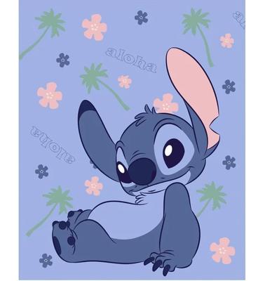 Fleecedecke, Aloha – 130 x 160 cm – Lilo & Stitch