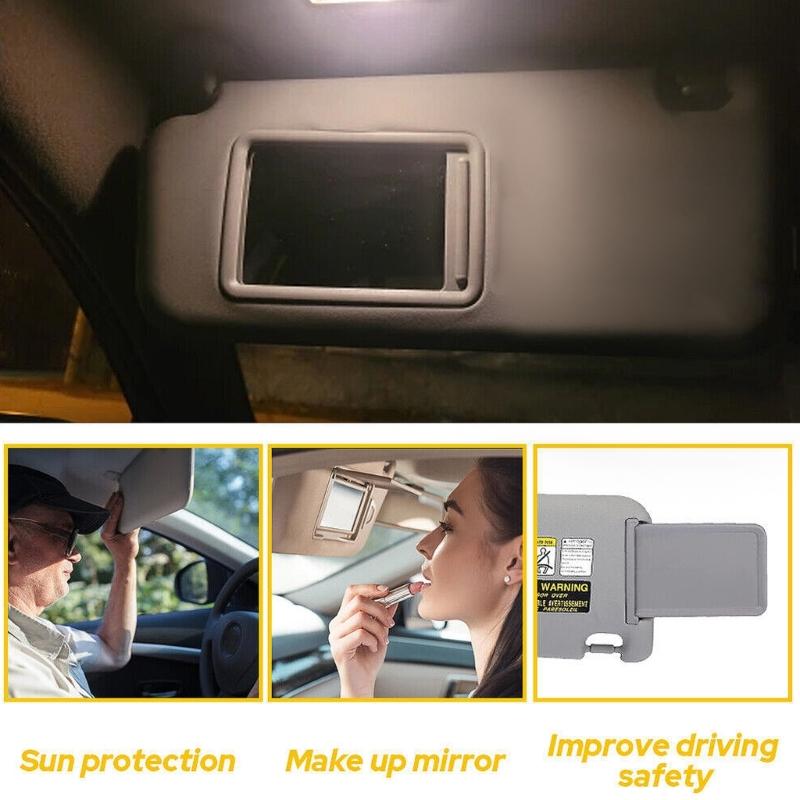 Professional Sun Visors Driver/Passenger Side Sunvisor with Vanity Mirror Auto Accessories 7432033F50B0 Quick Fixing