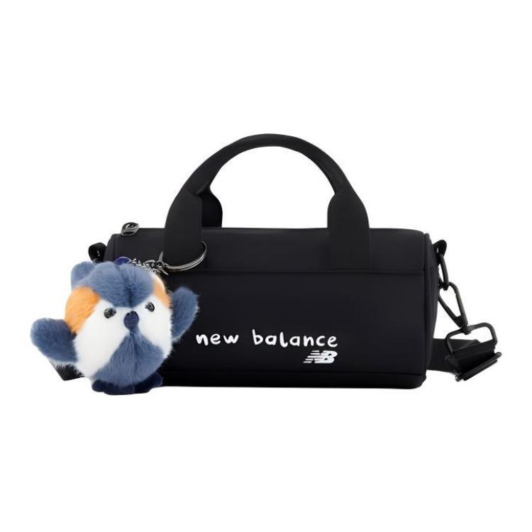 New New Balance Fabric Handbag Shoulder Bag Crossbody Bag Regular Unisex Black LAB42411-BLACK