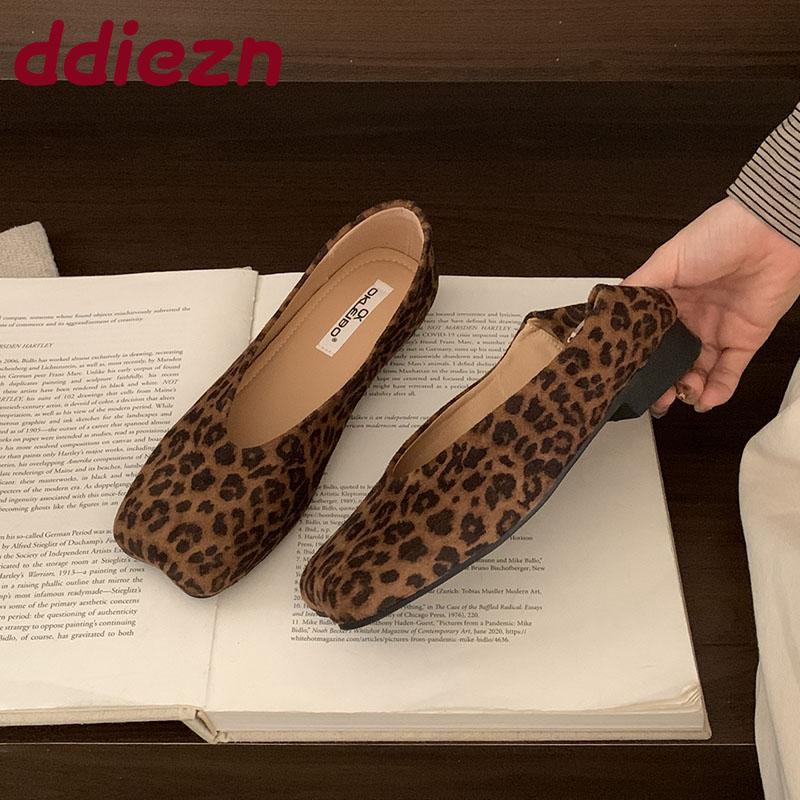 Mode Mode Eckige Zehenpartie Schuhe Damen Ballerinas Slipper Schuhe Lässig Weich Damen Flache Damenschuhe Mit Schuhen