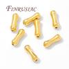 7.3mm*2.4mm Beads 18K Gold Plated Spacer Beads Necklace/Bracelets Accessories,Separators For Beads,DIY Jewelry Making Supplies,