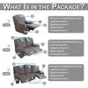 1/2/3 Seater Recliner Sofa Slipcovers Elastic Couch Protector Stretch Recliner Armchair Covers Furniture Chaise Lounge Covers