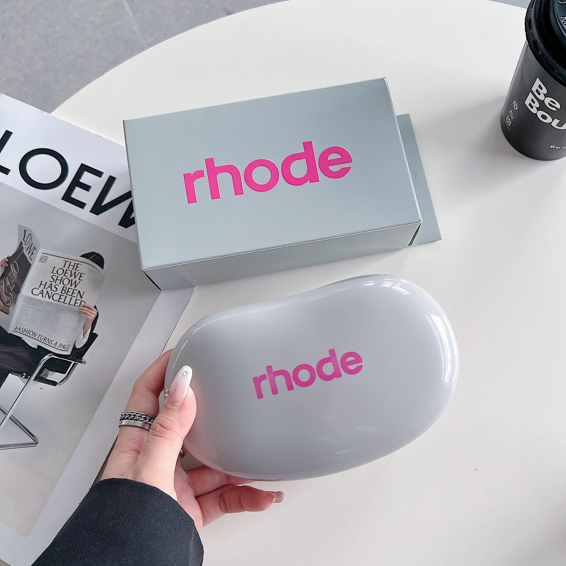 

Rhode Силіконовий косметичний подарунковий набір у стилі Гейлі та сумка для зберігання, 7 кольорів