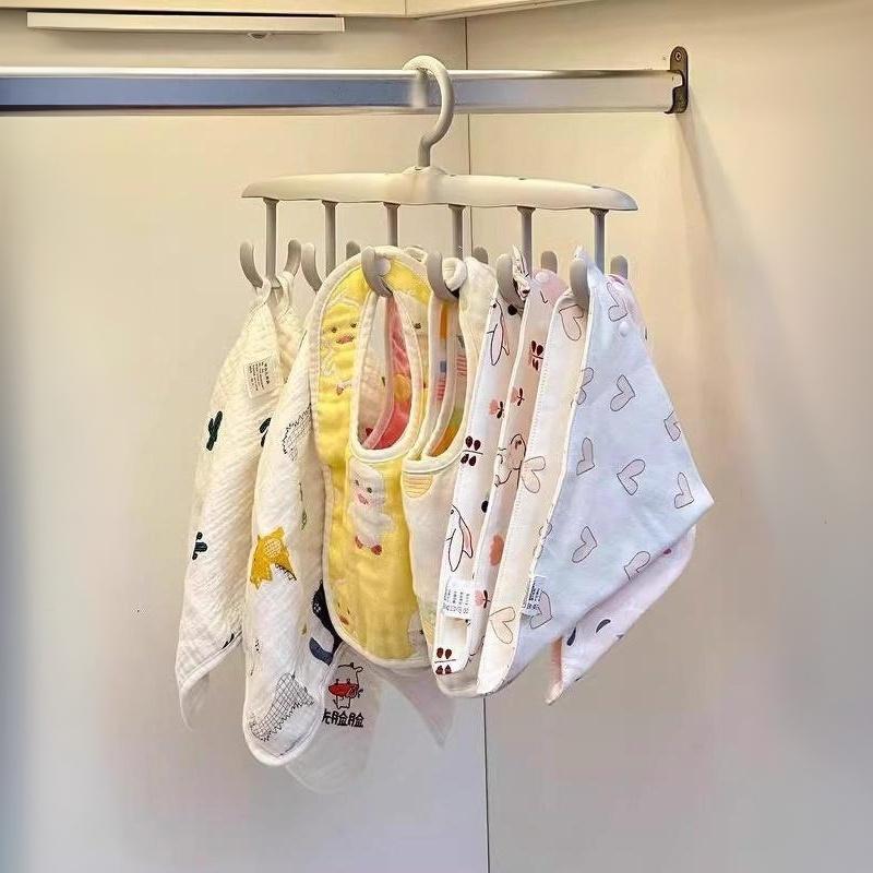 5Pcs Multi Hook Clothes Hanger With 360 Degree Rotating Hooks Space Saving Design For Storing Camisoles Bras Underwear In Closet