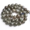 Pierre de Labradorite naturelle de 6/8/10/12mm, perles rondes de 15 pouces pour la fabrication de bijoux, perles amples