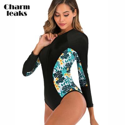 Traje de Baño para Mujer Nuevo Traje de Surf Traje de Baño Estilo Cremallera Traje de Baño de Una Pieza Traje de Buceo Grande Conservador Protección contra Erupciones