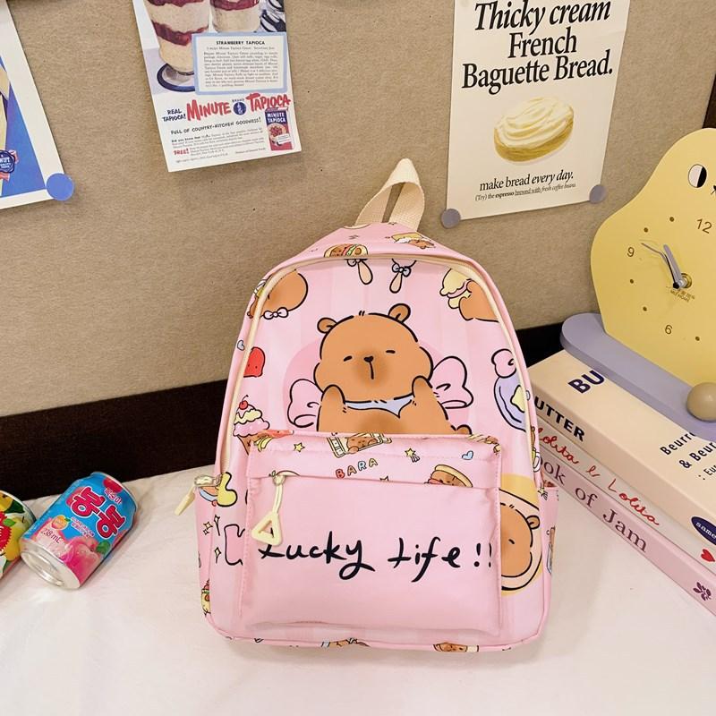 Children's small schoolbag cute kindergarten backpack girl new cartoon animation mini baby versatile backpack