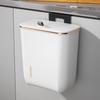 Wandhängender Klappdeckel-Mülleimer mit Deckel für Badezimmer, Küche, Toilette und Wohnzimmer