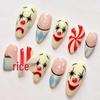 Halloween 3D Scary Almond-Shaped Funny Nails Collection