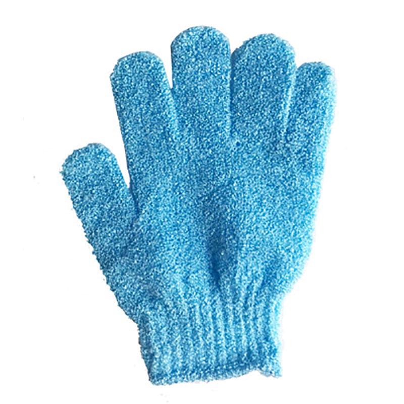 Nylon Shower Bath Glove Exfoliating Mitt Glove Skin Wash Spa Massage Foam Sponge Scrub Body Scrubber Cleaner Glove for Bathroom