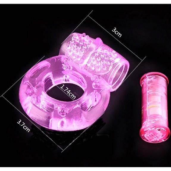 Longer-lasting Ring Sex Vibrator Stronger Erection Tingling Additional Stimulation Finger Rings Bullet Vibrating Love