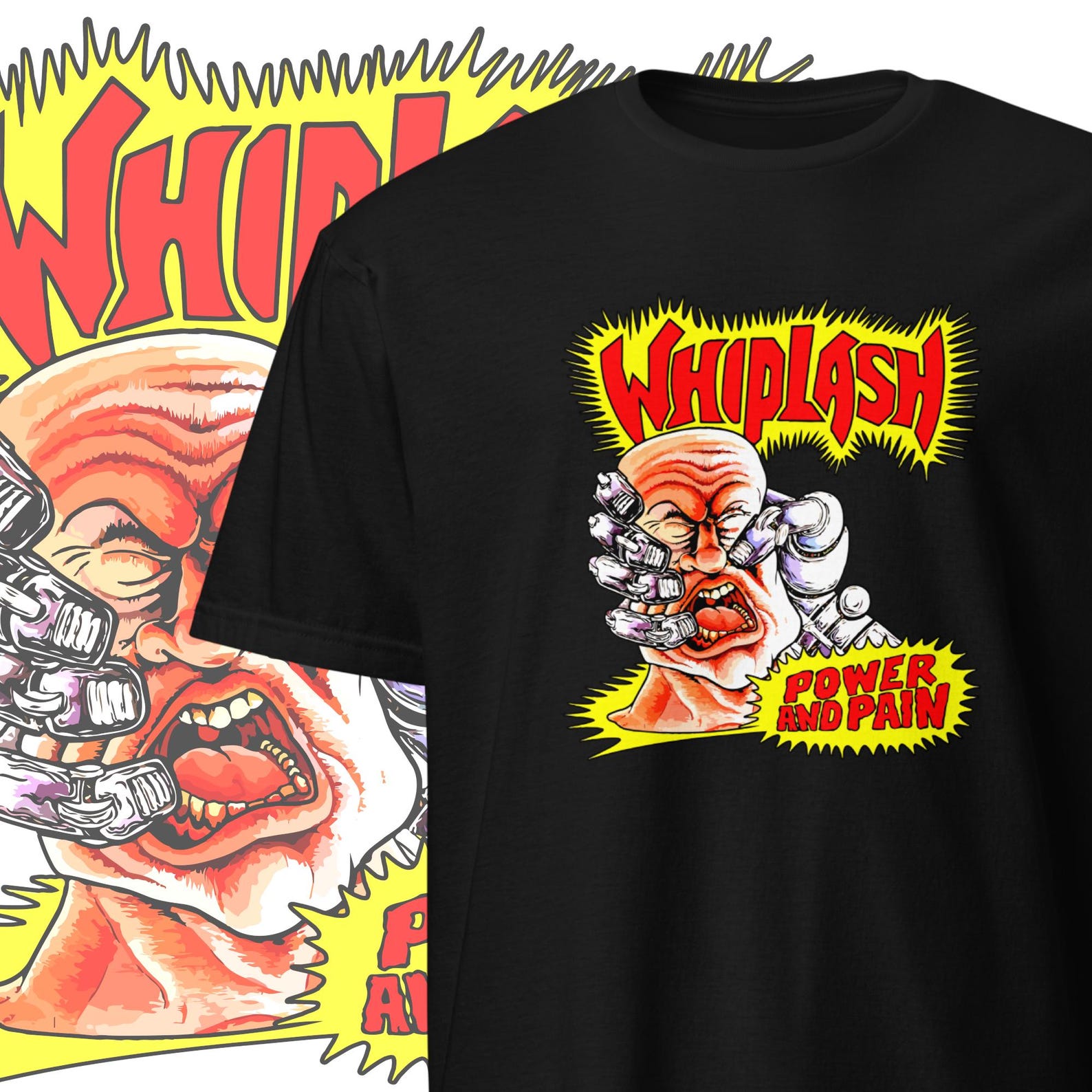 Whiplash Band T shirt Thrash Metal Clothing M