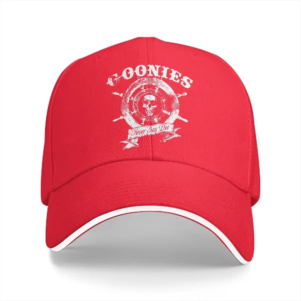 Washed Unisexs Baseball Cap Pirates Trucker Snapback Caps Dad Hat The Goonies Movie Golf Hats