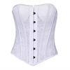European and American court corsets, tight fitting corsets, semi transparent cups, shapewear, black and white lace, summer breathability
