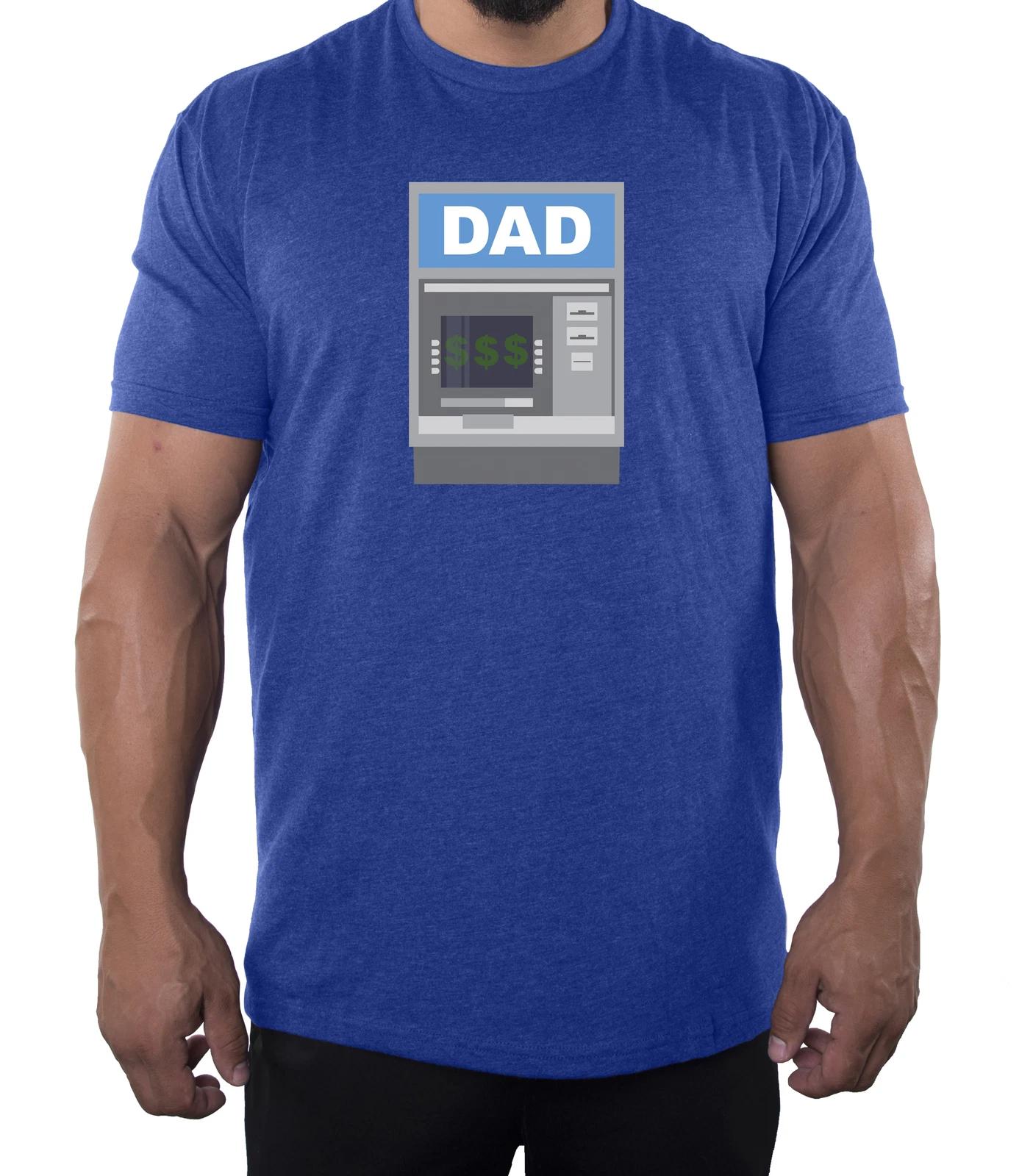 Bank of Dad T-Shirt Men s Funny Graphic T-Shirts Dad Atm shirt 2XL