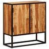 Beta Natural Sideboard with Doors 70 x 30 x 75 cm Solid Acacia Wood